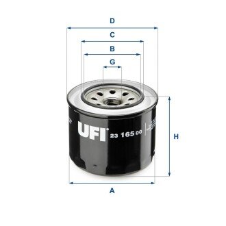 Масляний фiльтр UFI 23.165.00