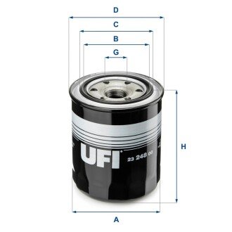 Масляний фiльтр UFI 23.248.00