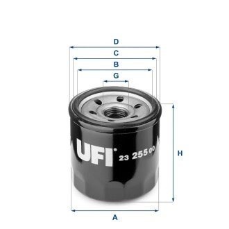 Масляний фiльтр UFI 23.255.00