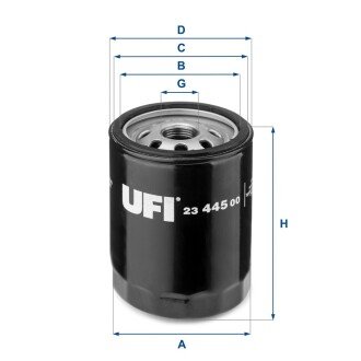 Масляний фiльтр UFI 23.445.00