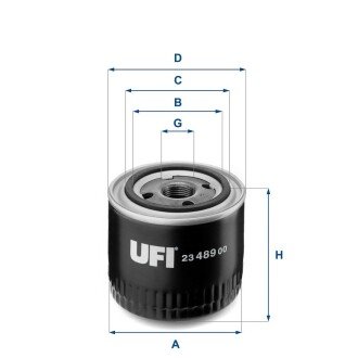 Масляний фiльтр UFI 23.489.00