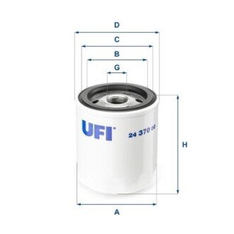 Паливний фільтр UFI 24.370.00