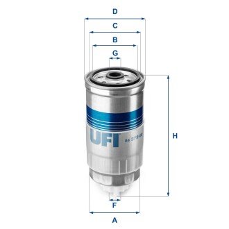 Паливний фільтр UFI 24.379.00