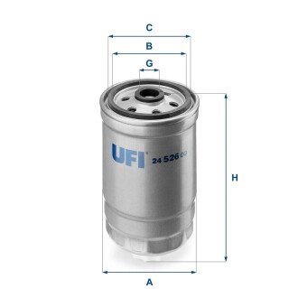 Паливний фільтр UFI 24.526.00