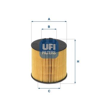 Масляний фiльтр UFI 25.047.00