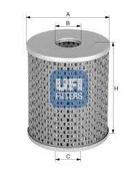 Паливний фільтр UFI 26.670.00