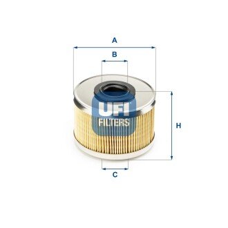 Паливний фільтр UFI 26.686.00