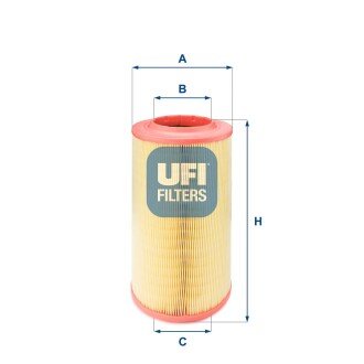 Повітряний фільтр UFI 27.628.00