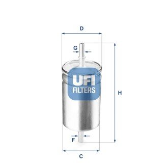 Паливний фільтр UFI 31.722.00