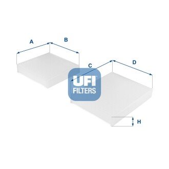 Фiльтр салону UFI 53.143.00