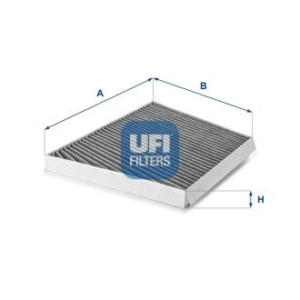 Фільтр салону вугільний UFI 54.133.00