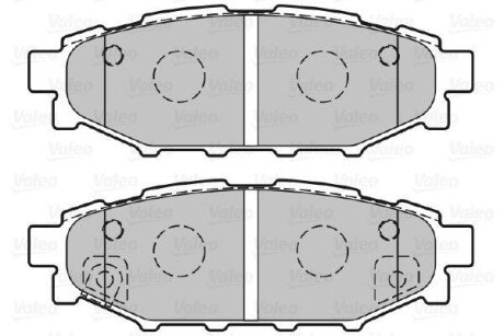 Гальмівні колодки дискові SUBARU/TOYOTA BRZ/Forester/Impreza/Legacy/Outback/GT86 "1,5-3,6 "R "03>> Valeo 301929