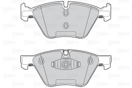 Гальмівні колодки дискові BMW 1/3 "1,6-3,0 "F "03-13 ="" Valeo ="302132"