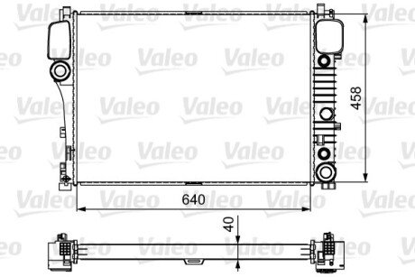 Радіатор V735299 Valeo 735299