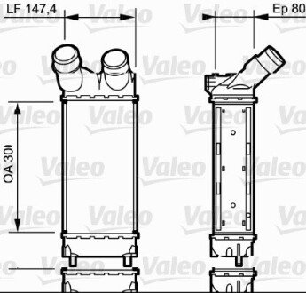 Радіатор Valeo 818866