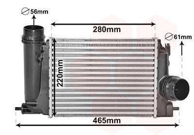 Інтеркулер NISSAN QASHQAI / RENAULT MEGANE Van Wezel 13014703