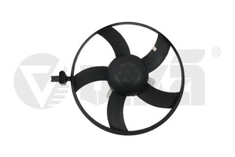 Вентилятор радіатора 100W Skoda Fabia (00-04,05-14), Rapid (13-)/VW Polo (02-)/Seat Ibiza (02-05,06-12,13-), Toledo (13-) Vika 99590015501 (фото 1)