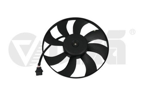 Вентилятор радіатора 100W Skoda Fabia (00-04,05-10), Roomster (06-10)/VW Polo (02-10)/Seat Ibiza (02-05,06-10) Vika 99590015601