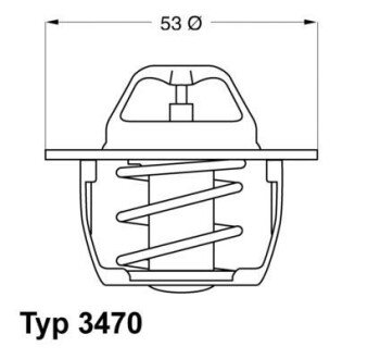 Термостат Mitsubishi Opel Renault Volvo ="" WAHLER 347089D50