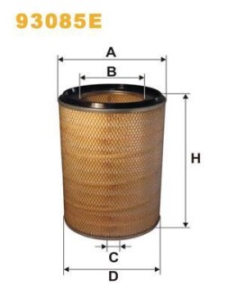 Фільтр повітря WIX WIX FILTERS 93085E (фото 1)