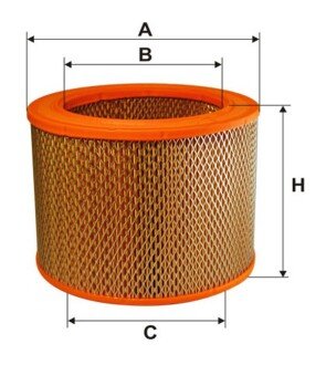 Фільтр повітря WIX WIX FILTERS 93206E