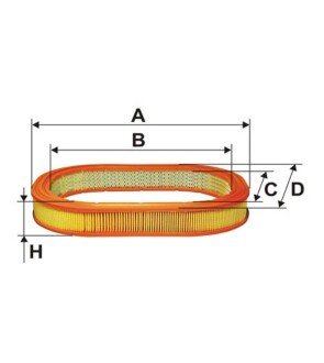 Фільтр повітряний WIX WIX FILTERS WA6001