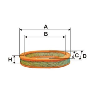 Фільтр повітряний WIX WIX FILTERS WA6008