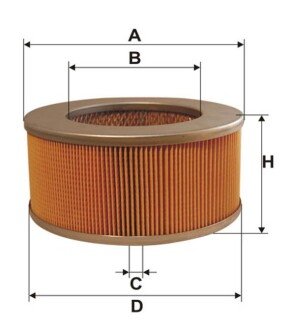 Фільтр повітряний WIX WIX FILTERS WA6101