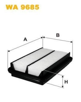 Фільтр повітря WIX WIX FILTERS WA9685