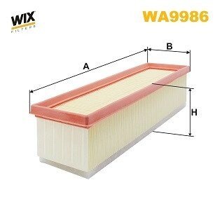 Фільтр повітряний WIX WIX FILTERS WA9986