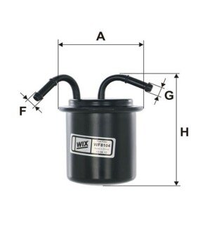 ФІЛЬТР ПАЛИВА WIX FILTERS WF8104