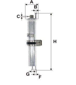 Фільтр паливний WIX WIX FILTERS WF8338