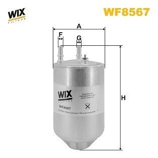 ФІЛЬТР ПАЛИВА WIX FILTERS WF8567