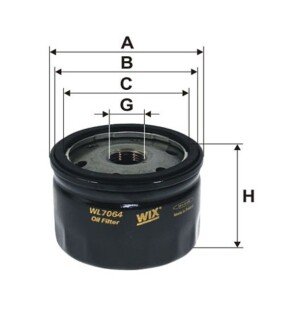 Оливний фільтр WIX WIX FILTERS WL7064 (фото 1)