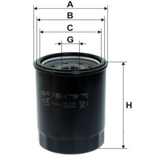 Фільтр масляний WIX WIX FILTERS WL7159 (фото 1)