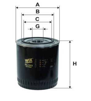 Оливний фільтр WIX WIX FILTERS WL7223 (фото 1)