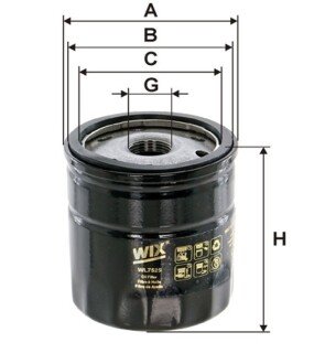 Фильтр масляный WIX WIX FILTERS WL7525