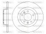 Диск гальмівний задній (кратно 2) (Remsa) PSA Jumpy Expert II 07&gt; (D61053.00) WOKING D6105300 (фото 1)
