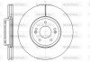 Диск гальмівний передній (кратно 2) (Remsa) Hyundai Santa Fe II III / Sorento II III (D61102.10) WOKING D6110210 (фото 1)