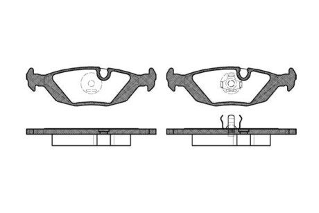 Колодки гальмівні WOKING P0553.00