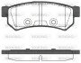 Колодки гальмівні диск. задн. (Remsa) Chevrolet Lacetti 05> (P11483.10) WOKING P1148310 (фото 1)