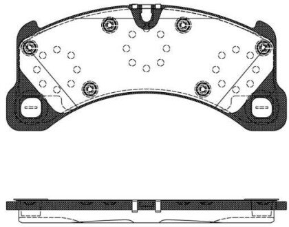 Колодки гальмівні WOKING P12453.50