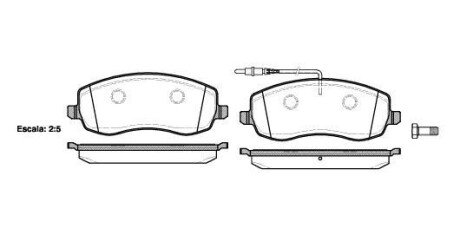 Колодки гальмівні WOKING P12933.02