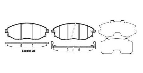 Колодки гальмівні WOKING P13233.02