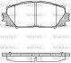 Колодки гальмівні диск. перед. (Remsa) Lexus Ct (zwa10_) 1.8 10-,Toyota Prius 1.8 09- (P13243.10) WOKING P1324310 (фото 1)