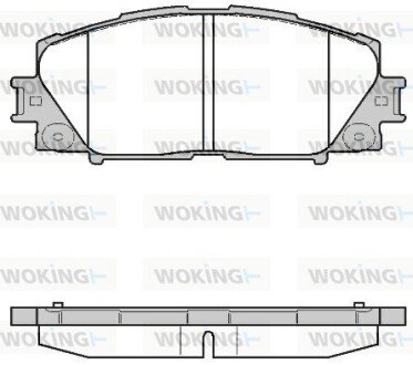 Колодки тормозные P13243.10 WOKING P1324310