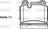 Колодки гальмівні диск. задн. (Remsa) VW Touareg I Brembo ver. (P13403.00) WOKING P1340300 (фото 1)