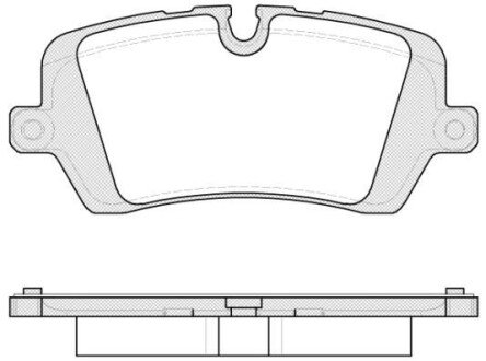 Колодки гальмівні WOKING P14413.00