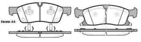 Колодки тормозные WOKING P15303.02