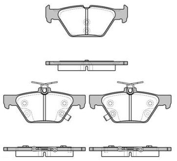 Колодки гальмівні WOKING P17383.02